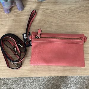 Dusty pinky crossbody bag